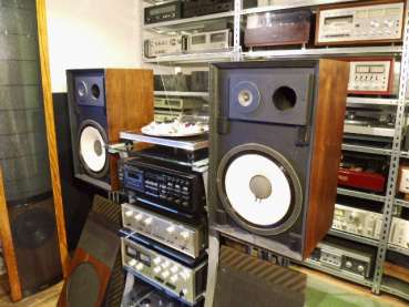 Preview: JBL L 88 Nova Cortina USA 1973 Studio Monitore Echtholz L 123A